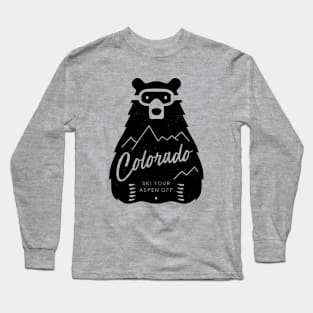 Colorado Ski Bear Long Sleeve T-Shirt